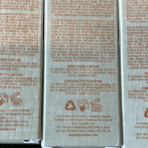 Augustinus Bader The Rich Cream w/ TFC8 Face Moisturizer (4pc) 7ml each minis - Picture 4 of 6